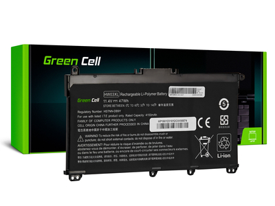 HP190 Green Cell akkumulátor HW03XL L97300-005 HP 250 G9 255 G8 255 G9 17-CN 17-CP Pavilion 15-EG 15