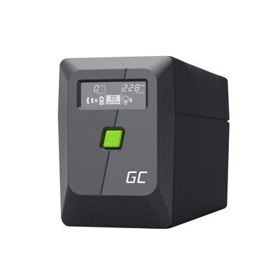 UPSLM360 Green Cell UPS záložní zdroj 650VA 360W PowerProof s LCD displejem