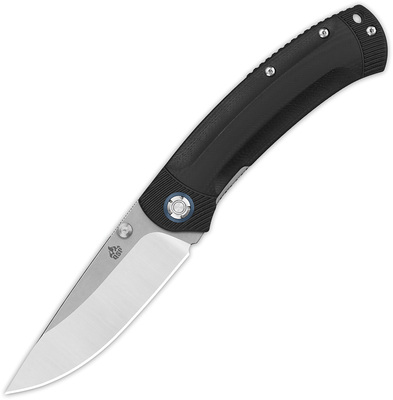 QSP Knife QS109-A1 Copperhead Black kapesní nůž 8,9 cm, satin/Stonewash, černá, G10