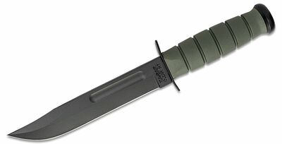 KA-BAR KB-5011 FULL SIZE FOLIAGE GREEN taktický nůž 18 cm, černá, zelená, Kraton, plastové pouzdro