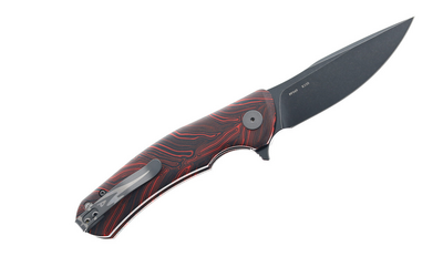 PF949R Petrified Fish PF949
Warrior Black Stonewash K110 Red Gmascus G10