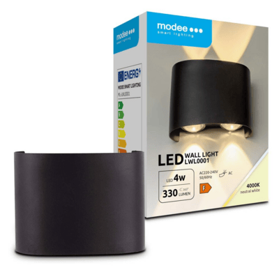 Modee LED fali lámpa (LWL0001) 4W IP65 98x75x40mm 330lm, semleges fehér (ML-LWL0001)