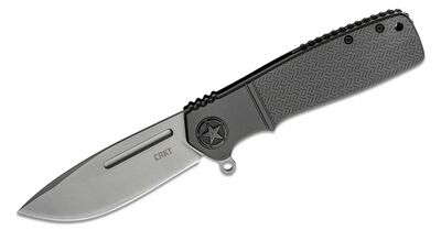 CRKT CR-K252GXP Homefront™ OD zöld zsebkés rásegítéssel 9 cm, szürke, alumínium 