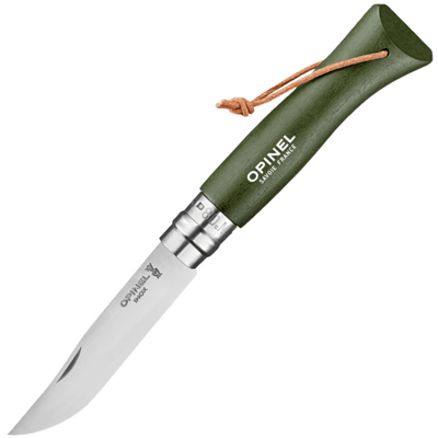 OPINEL 001980 VRI N°08 Bushwhacker Khaki vreckový nôž 8,5 cm, khaki, drevo, blister