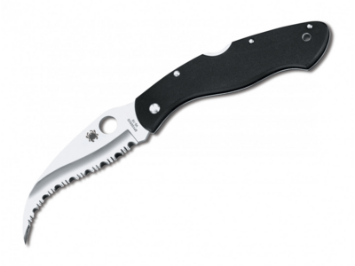 Spyderco C12GS Civil taktikai kés 10,5 cm, szatén, fekete, G10