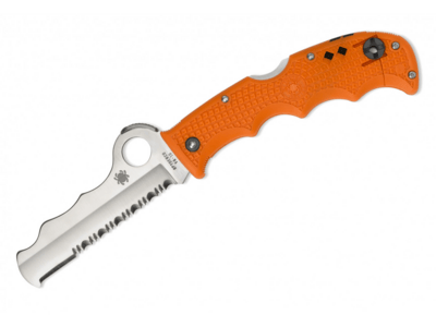 Spyderco C79PSOR Assist záchranářský kapesní nůž 9,3 cm, oranžová, FRN, rozbíječ skla