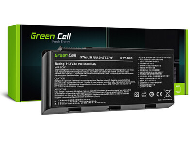 Green Cell MS10 baterie pro MSI GT60 GT70 GT660 GT680 GT683 GT780 GT783 GX660 GX680 GX780