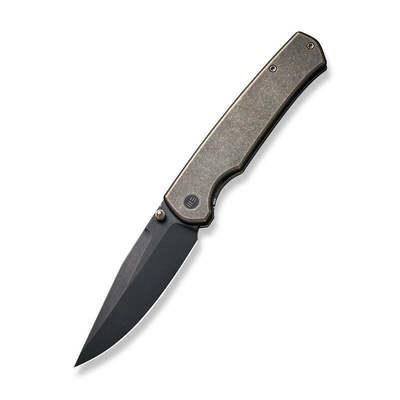 WE21046-2 We Knife Evoke Bronze Titanium Handle Black Stonewashed CPM 20CV Blade Frame