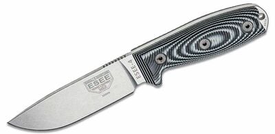 ESEE 4P35V-002 ESEE 4 univerzális kés 11,4 cm, fekete-szürke, G10, tok