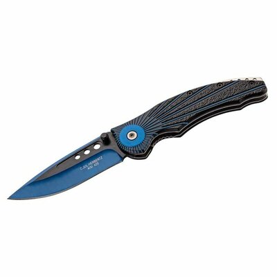 Herbertz 584412 jednoruční kapesní nůž 9cm, hliník, černo-modrá