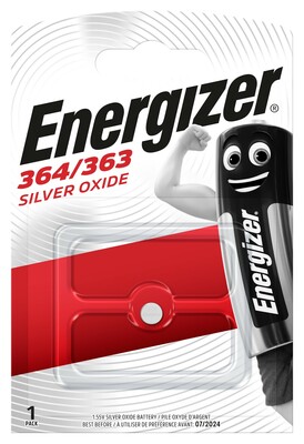 Energizer 364/363 Silver Oxide FSB1 1,55V 23mAh 1ks hodinková baterie E300783002