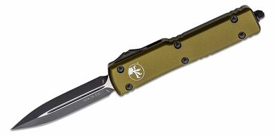 Microtech 147-1OD UTX-70 Black Standard OD Green automatický nôž 6,1 cm, čierna, zelená, hliník