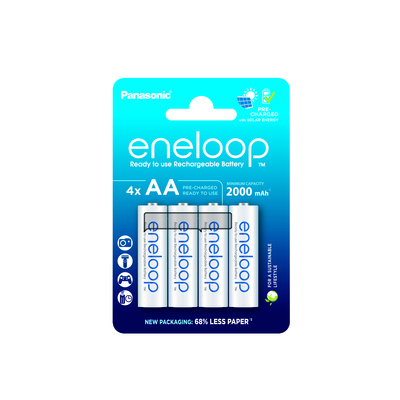 Panasonic Eneloop EKO AA 2000mAh nabíjecí baterie 4ks (BK-3MCDE/4BE)