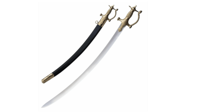 Cold Steel 88EITB Talwar Sword zberateľský meč 73 cm, mosadz, puzdro drevo + koža