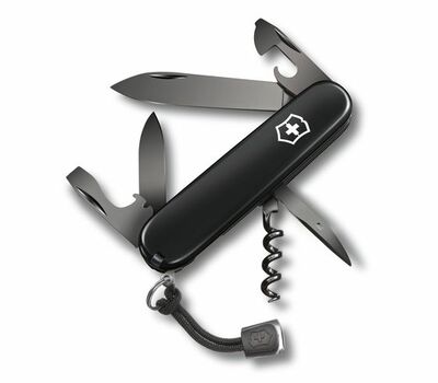 Victorinox 1.3603.31P Spartan Onyx Black multifunkční nůž 91 mm, černá, 13 funkcí