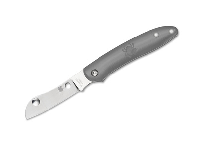 Spyderco C189PGY Roadie vreckový nôž 5,3 cm, sivá, FRN