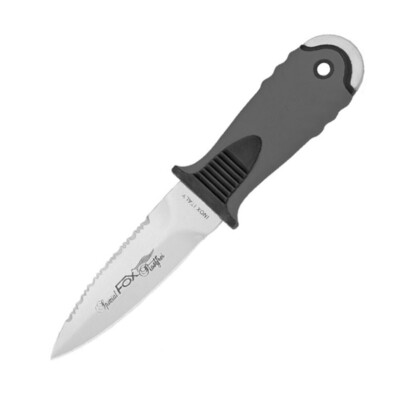 FOX knives 646/11 Tekno SUB potápěčský nůž 11 cm, šedá, TPE, plastové pouzdro