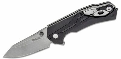 Kershaw K-8655 DRIVETRAIN zsebes mentőkés 8 cm, Stonewash, fekete, GFN