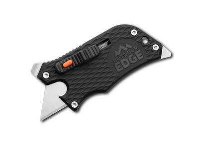 Outdoor Edge 01OE092 SLIDEWINDER praktický nůž na balíky 7cm, černá, FRN