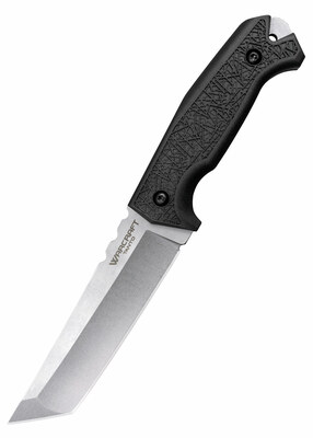 Cold Steel 13SSA Medium Warcraft Tanto taktický nůž 14 cm, Stonewash, černá, GFN, pouzdro