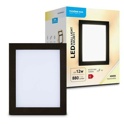 Modee LED biela nástenná lampa 12W 880lm neutrálna biela (ML-LWL0011)