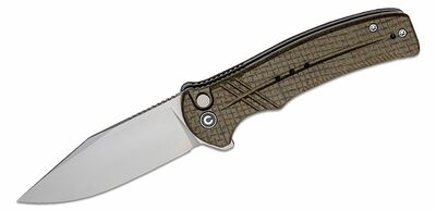 CIVIVI C20038D-5 Cogent zsebkés 8,8 cm, Gyöngyfúvott, zöld, Micarta