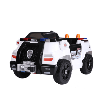 9 JiaJia Cars Police auto White 12V4AH