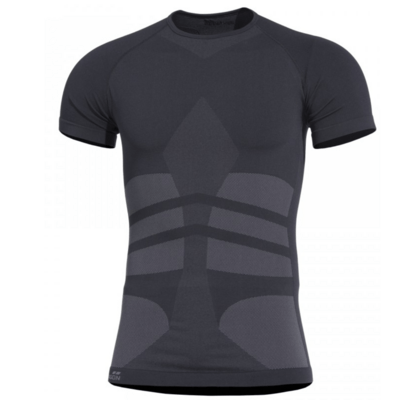 K11010-01-Fekete-L-3XL Pentagon PLEXIS rövid ujjú ing