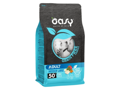 OADGDAPL1200 Oasy Grain free Adult Medium/Large FISH 12kg