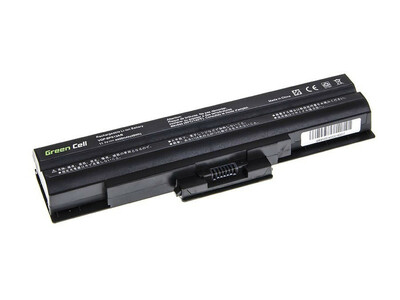 SY03 zöld cella akkumulátor Sony Vaio VGP-BPS13 VGP-BPS21 (fekete) / 11,1V 4400mAh