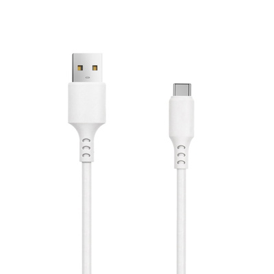 SETTY USB - USB-C kábel 1,0 m 2A biela (GSM109586)