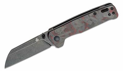QSP Knife QS130-URD Penguin CF RED vreckový nôž 7,8 cm, červená, uhlíkové vlákno, G10