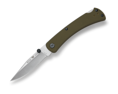 Buck BU-0110GRS3 110 Slim Pro TRX O.D. Green vreckový nôž 9,5 cm, zelená, G10