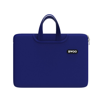 GSM183307 BWOO BWOO neoprene laptop bag 15" dark blue