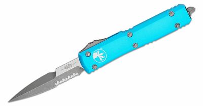 Microtech 120-11APTQ Ultratech Bayonet Turquoise automatický nôž 8,8 cm, Apocalyptic, tyrkys, hliník