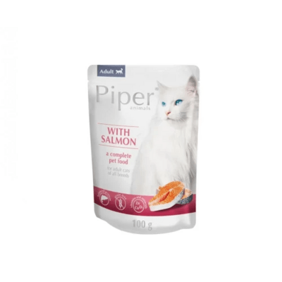 PIPER 12802142 CAT tasak macskáknak - lazac, 100g