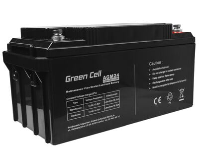 Green Cell AGM24 VRLA batéria 12V 65Ah
