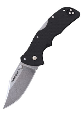Cold Steel 27BAC Mini Recon 1 Clip Point menší kapesní nůž 7,2 cm, černá, GRN