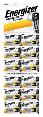 Energizer Power Alkaline AA LR6 BP1X12 alkalické tužkové baterie 12ks 7638900432350