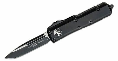 Microtech 231-1T UTX-85 Black Tactical Standard automata kés 7,6 cm, teljesen fekete, alumínium