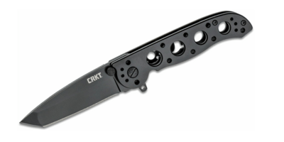 CRKT CR-M16-02KS M16® - 02KS TANTO BLACK vreckový nôž 7,8 cm, celočierny, nerezová oceľ