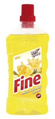 Well Done Fine Multi Cleaner Summer čistiaci prostriedok 1 L (žltá)