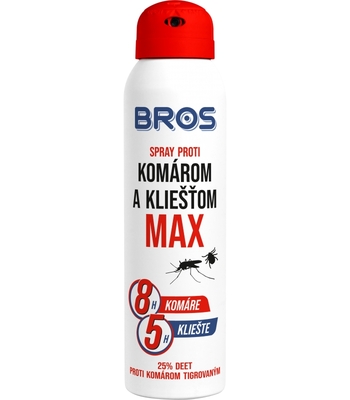 Bros MAX sprej proti komárům a klíšťatům 90ml (02586)