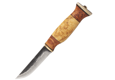 WOOD JEWEL WJ23SPK Finnish Spitz vnější nůž 9,5cm, dřevo, kožené pouzdro