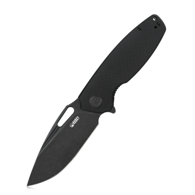 Kubey KU322C Tityus Black vreckový nôž 8,6 cm, Dark Stonewash, čierna, G10, spona