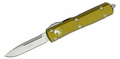 Microtech 121-10OD Ultratech Standard OD Green automata kés 8,8 cm, Stonewash, zöld, alumínium