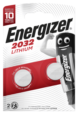 Energizer CR2032 FSB2 lítiové gombíkové batérie 235mAh 3V 2ks 7638900248357