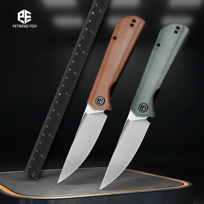 PFP07BRMS Petrified Fish PFP07
Viking Satin K110 Brown Micarta