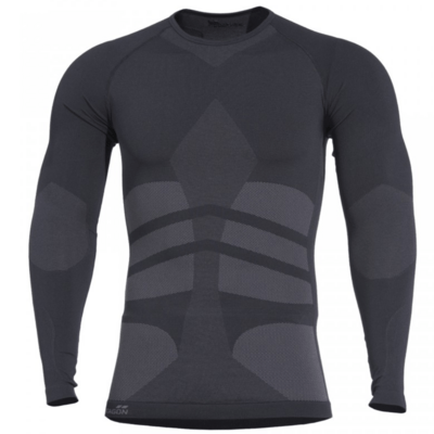 K11009-01-Black-L-3XL Pentagon PLEXIS Long Arm Shirt