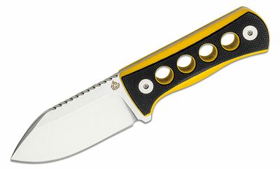 QSP Knife QS141-A1 Canary G10 Black/Yellow nůž na krk 6,4 cm, G10, černo-žlutá, pouzdro Kydex